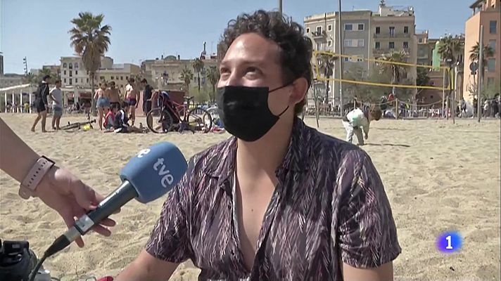 L'Informatiu - Mascareta obligatòria a la platja encara que es mantinguin distàncies