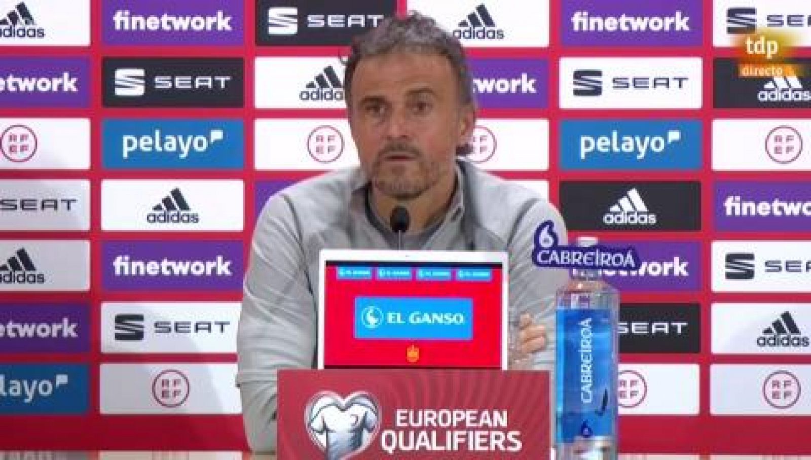 Luis Enrique: "No he visto a ningún entrenador que, sin cambiar el once, gane siempre" 