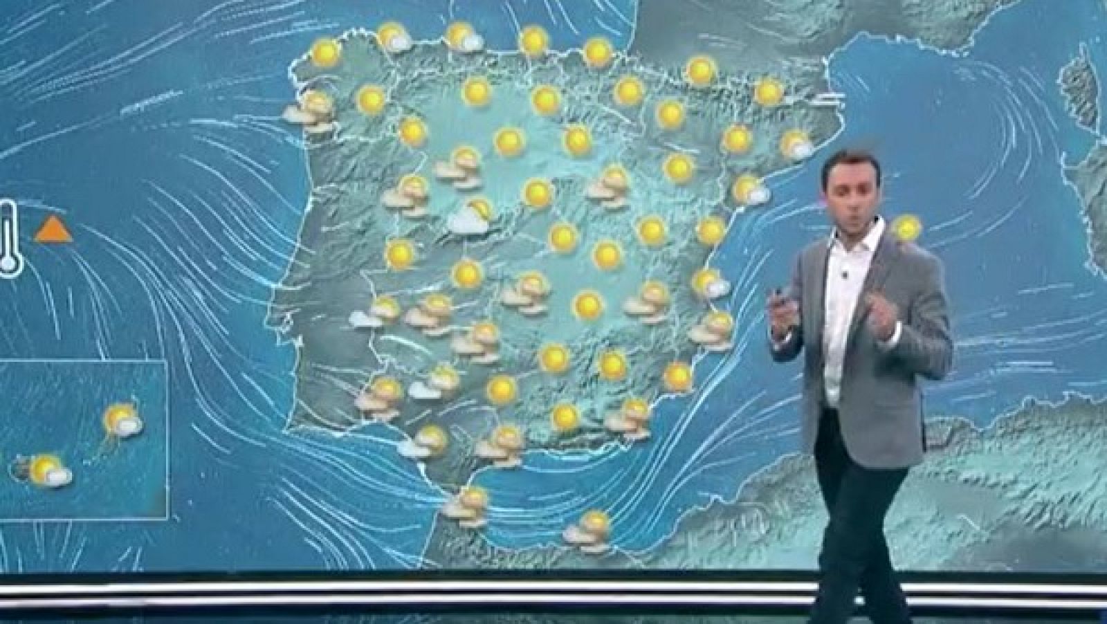 La Aemet prevé un ascenso de las temperaturas en los tercios sur y oeste peninsulares