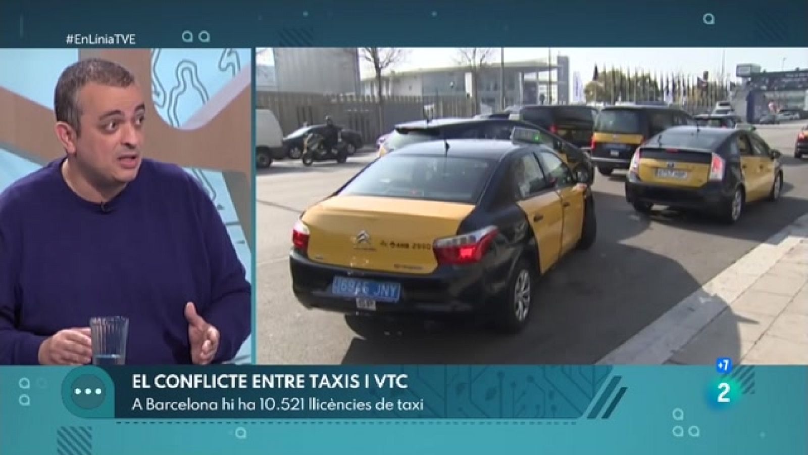 El conflicte entre el taxi i els VTC | En Línia - RTVE Catalunya