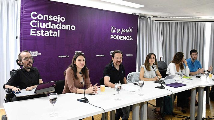 Telediario 1 - La UDEF cuestiona que los trabajos que Podemos entregó al juez sean obra de Neurona