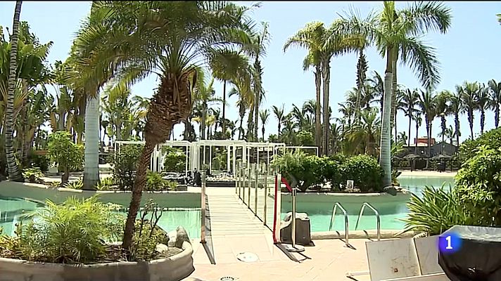 Telecanarias - Solo un 30% de la planta hotelera está abierta