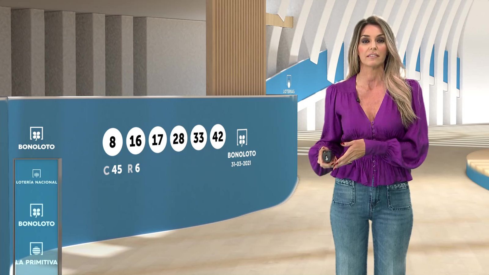 Sorteo de la Bonoloto del 31/03/2021 - ver ahora