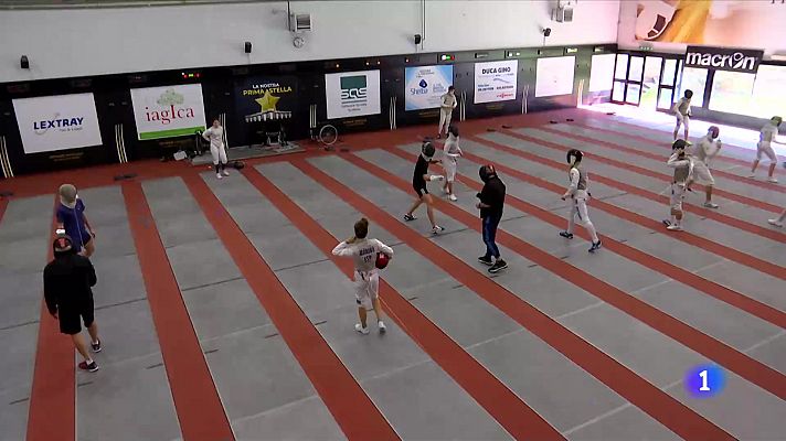 Telediario 1 - Carlos Llavador devuelve a la esgrima española a los JJ.OO.