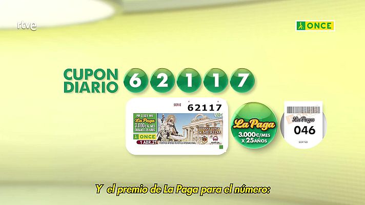 Sorteos ONCE - Sorteo ONCE - 01/04/21