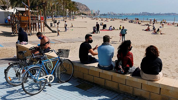 Telediario 1 - El 'milagro' valenciano se debe a unas restricciones muy duras