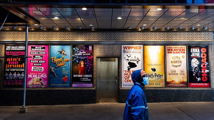 Telediario 1 - Nueva York busca resucitar Broadway con vacunas y tests de coronavirus