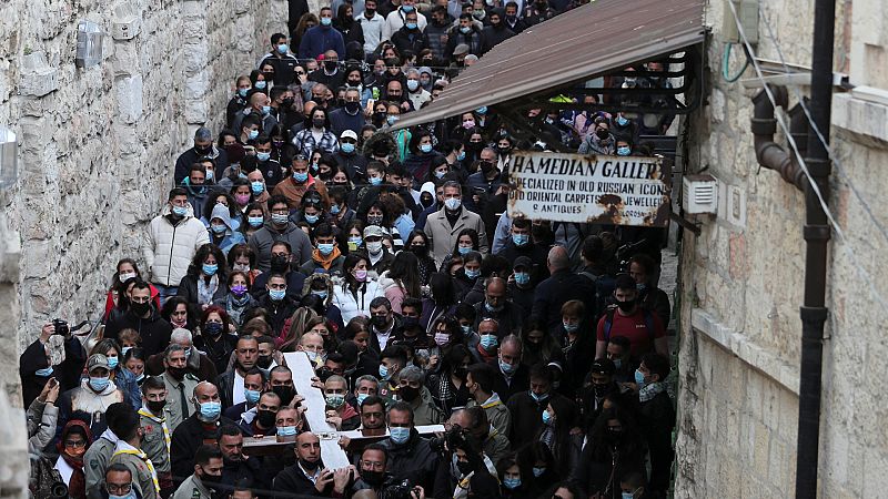 Jerusalén recobra el pulso tras un año de pandemia