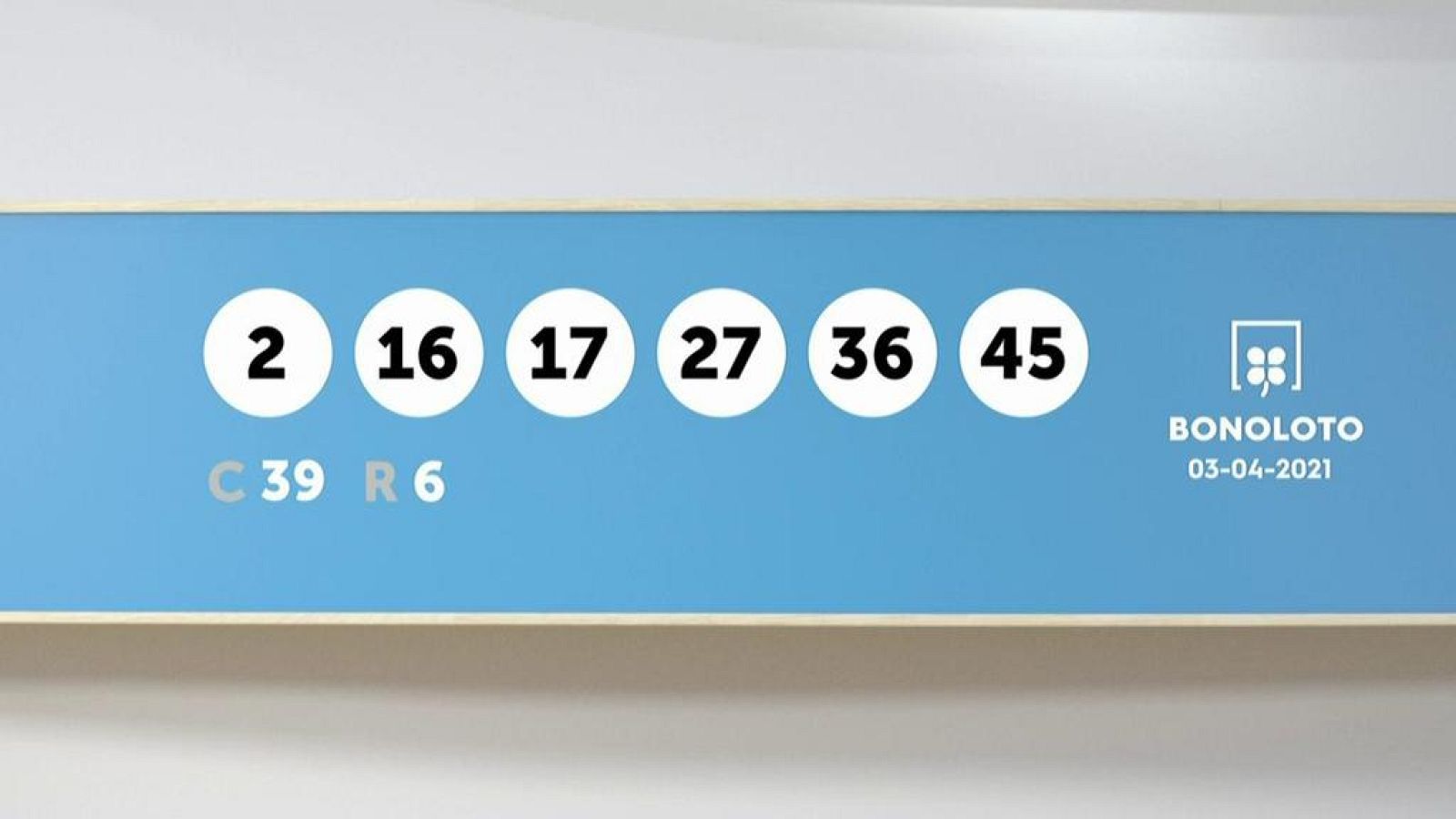 Sorteo de la Bonoloto del 03/04/2021 - Ver ahora