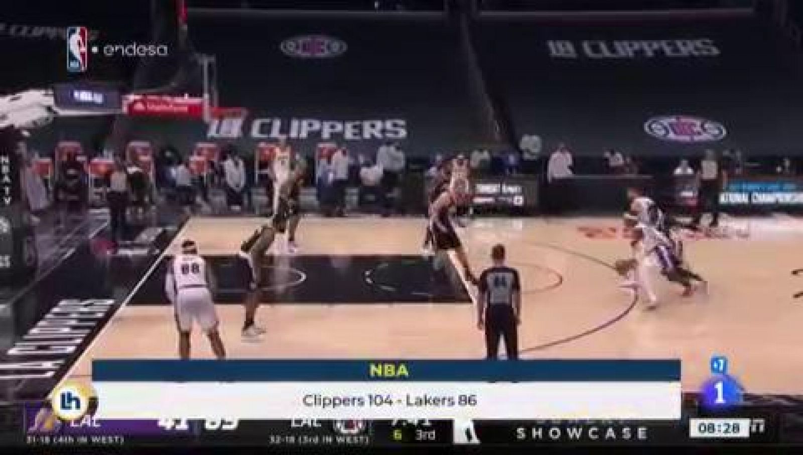 Los Clippers apalizan a unos Lakers que siguen mermados por las lesiones