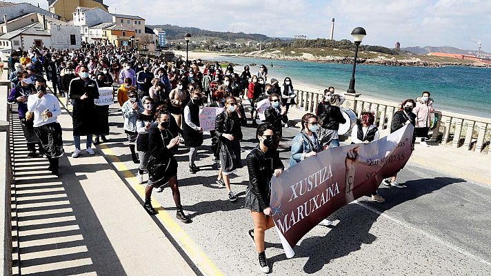 Casi cien mujeres protestan la decisión del juzgado sobre un caso de cámaras ocultas en Lugo