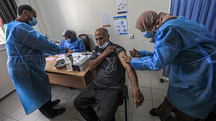 Telediario 1 - Palestina, en situación crítica ante el colapso sanitario y la escasez de médicos