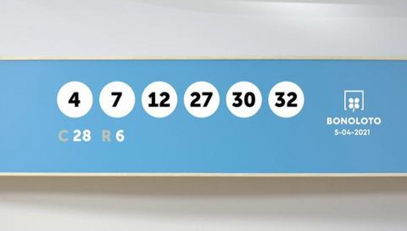 Sorteo de la Lotería Bonoloto del 05/04/2021 - Ver ahora