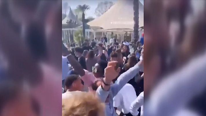 Telediario 1 - La celebración de fiestas ilegales no cesa