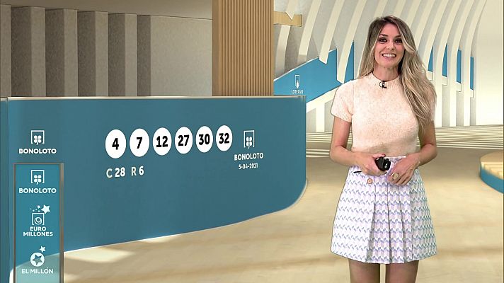 Loterías - Sorteo de la Bonoloto del 05/04/2021