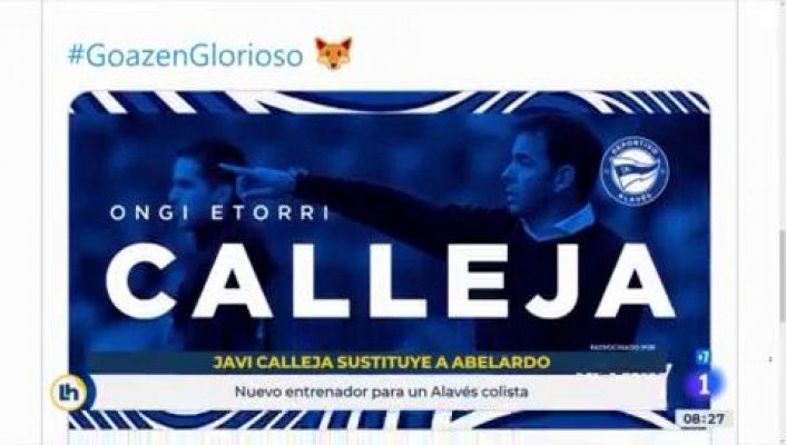 Calleja, nuevo entrenador del Alavés tras la marcha de Abelardo