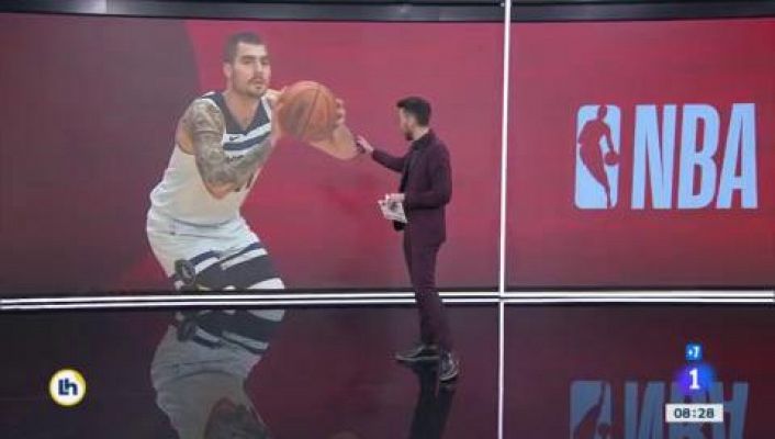 Telediario 1 - Juancho Hernangómez continúa ganando protagonismo y destaca en la victoria de Timberwolves