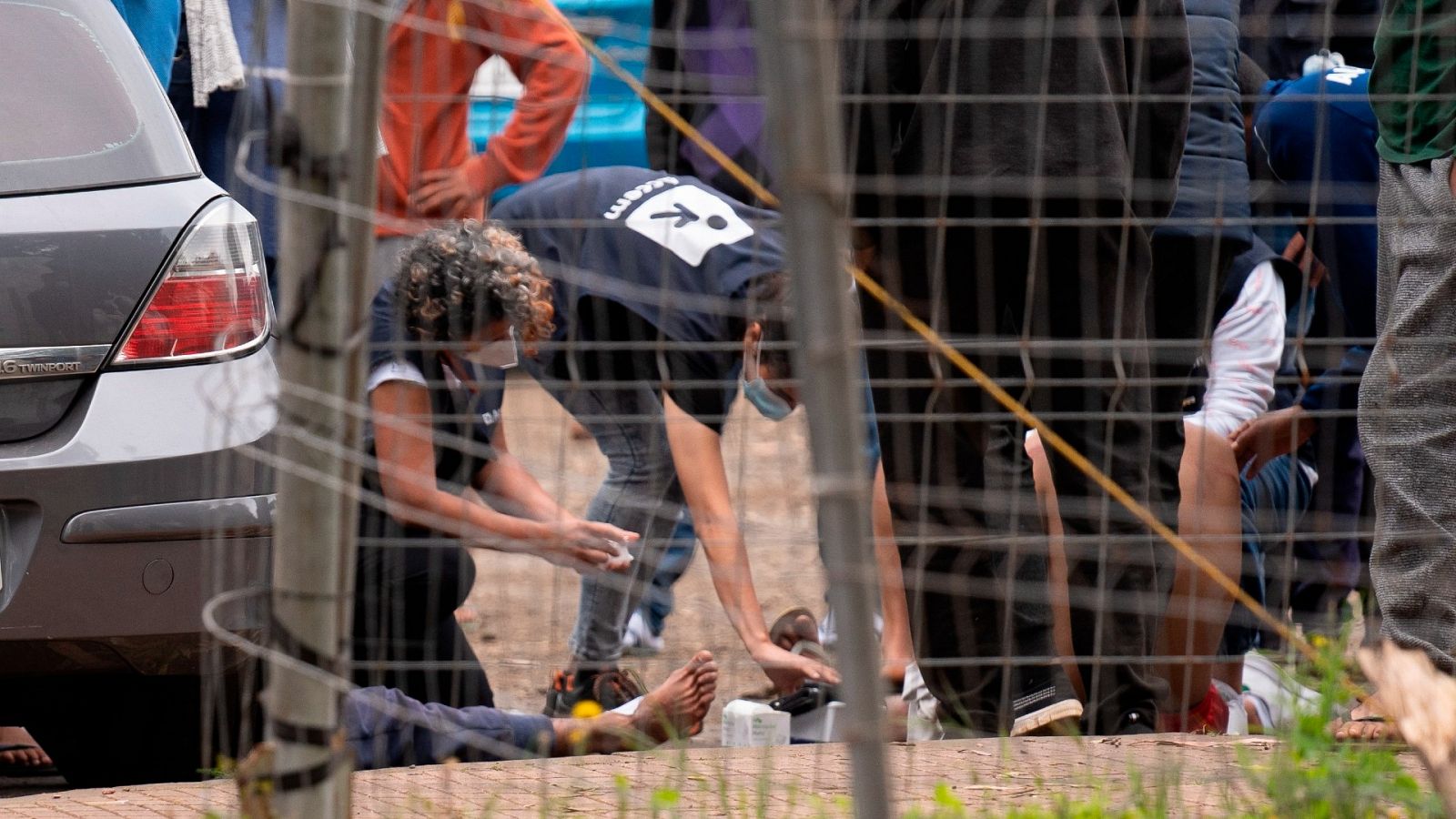 Ocho detenidos durante incidentes en un campamento de inmigrantes en Tenerife 