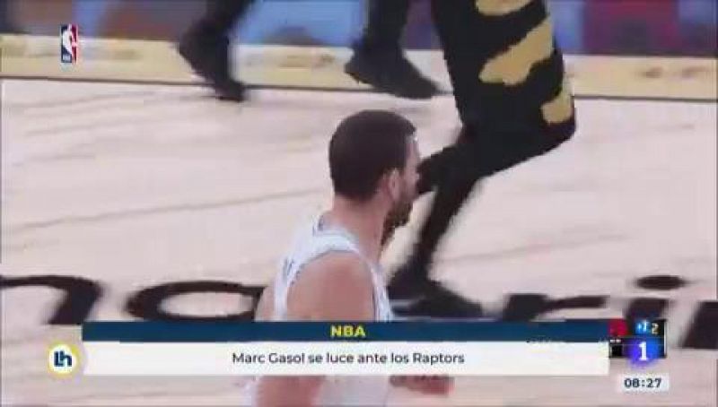 Marc Gasol realiza ante los Raptors su mejor partido como jugador de los Lakers