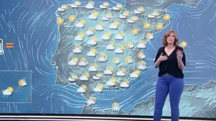 Telediario 1 - La Aemet prevé un ascenso térmico en Baleares y en los tercios norte y noreste del país