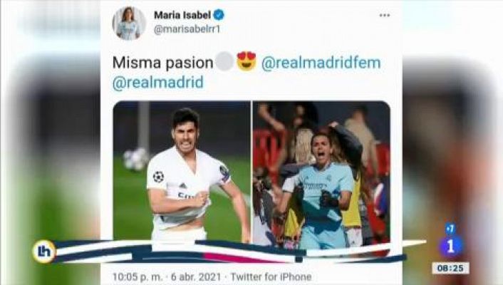 Telediario 1 - 'Misma Pasión', la campaña en redes para apoyar a Misa Rodríguez tras recibir insultos machistas