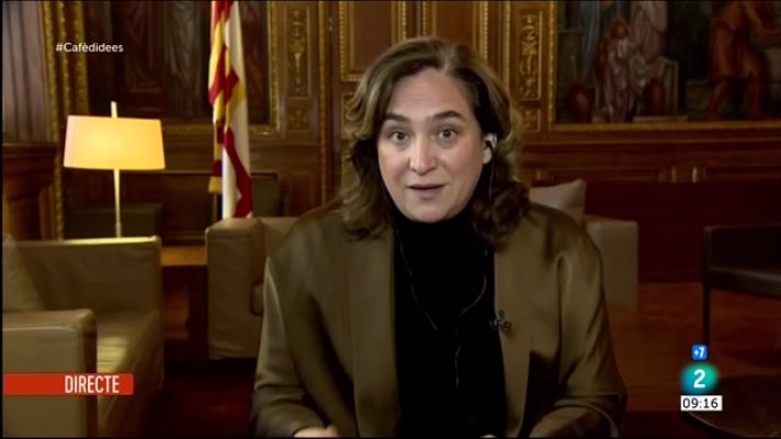 Cafè d'idees - Ada Colau: "El confinament metropolità és de sentit comú"