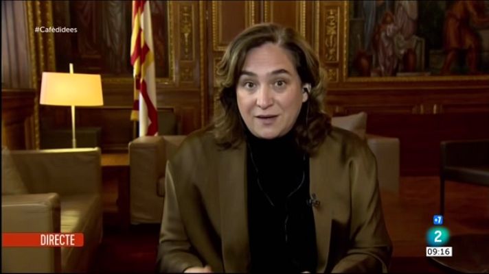 Cafè d'idees - Ada Colau: "El confinament metropolità és de sentit comú"