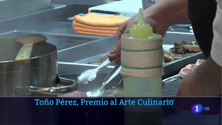 Toño Pérez, premio al arte culinario