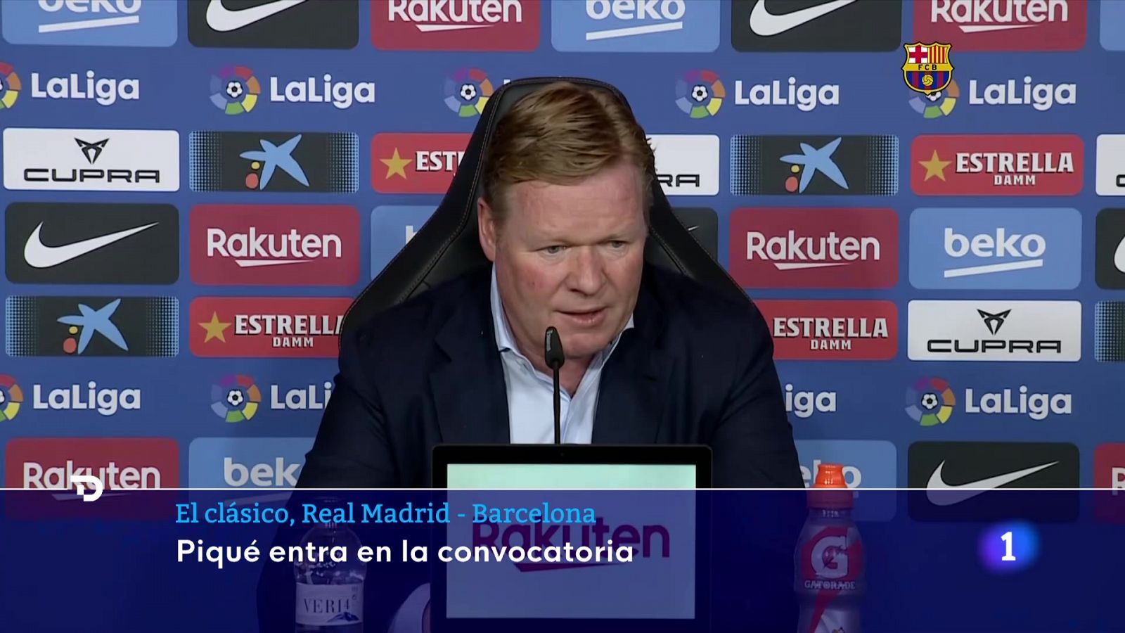 Koeman: "No vamos a cambiar por jugar contra el Madrid"