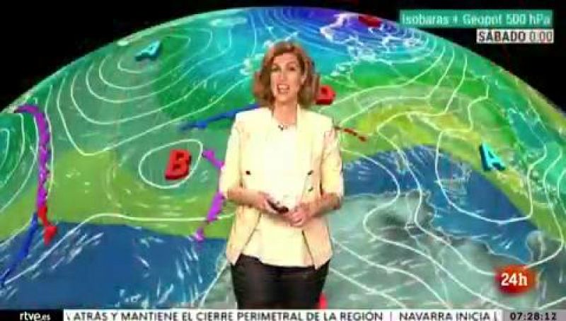 Temperaturas en ascenso y tormentas en la mitad norte peninsular