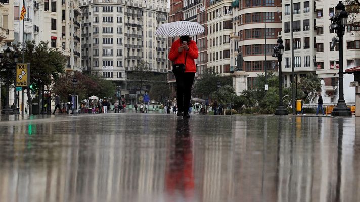 Probabilidad de chubascos y tormentas localmente fuertes en la mitad noroeste peninsular