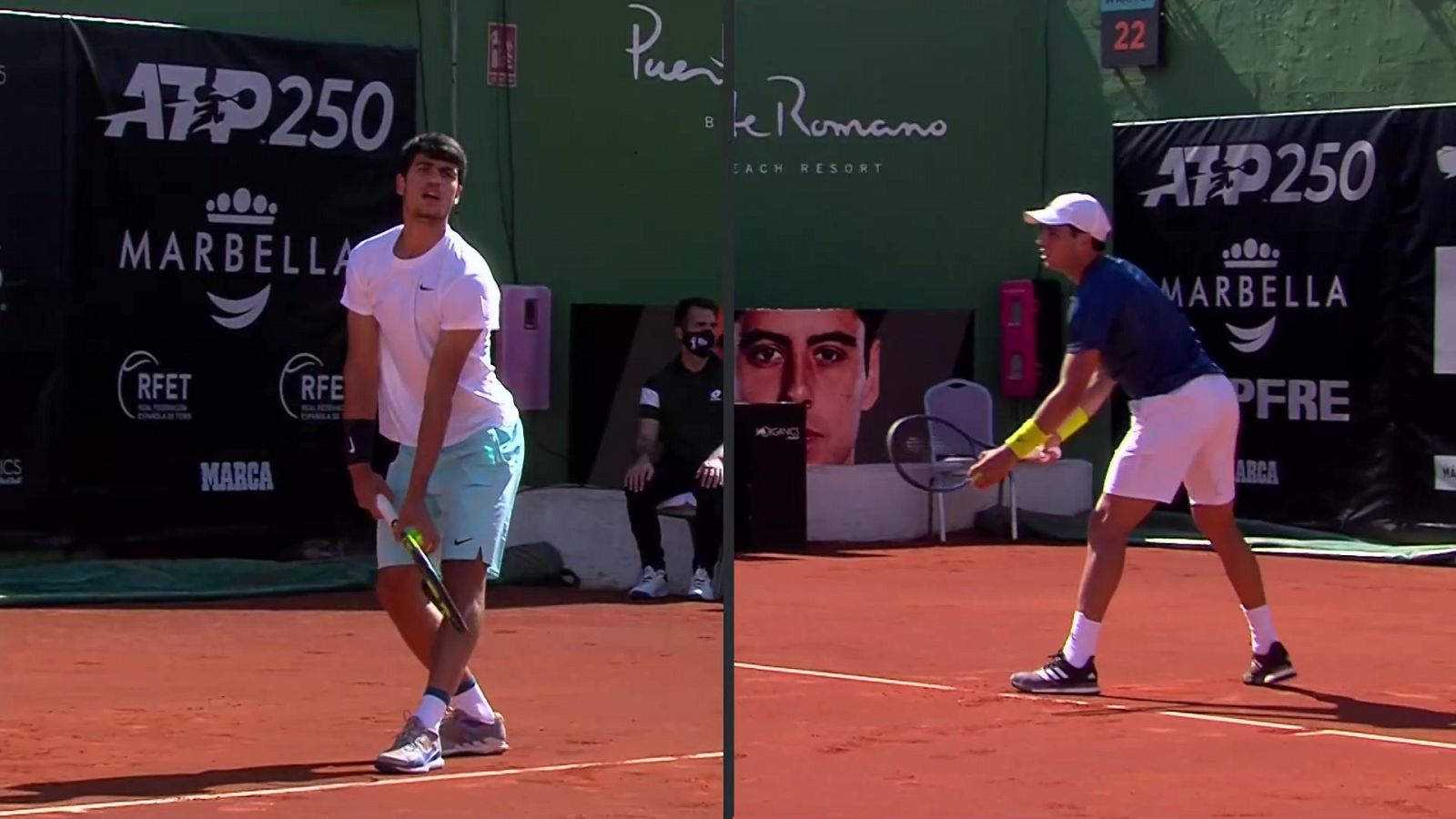 Tenis - ATP 250 Torneo Marbella, 2ª semifinal: Carlos Alcaraz - Jaume Munar