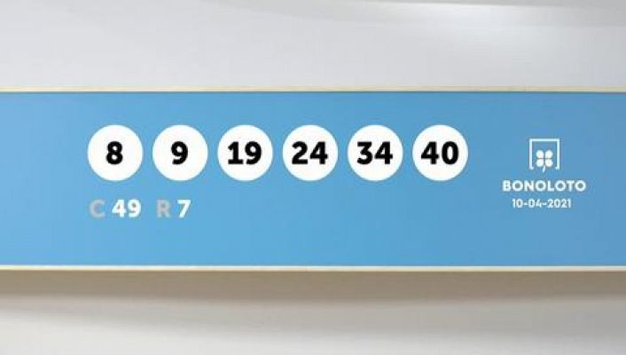 SELAE - Sorteo de la Lotería Bonoloto del 10/04/2021