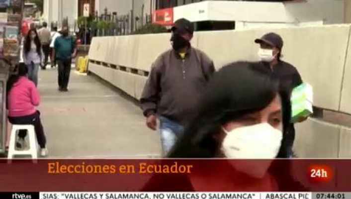 Informativo 24h - Ecuador celebra su segunda vuelta electoral para elegir al sucesor de Lenín Moreno