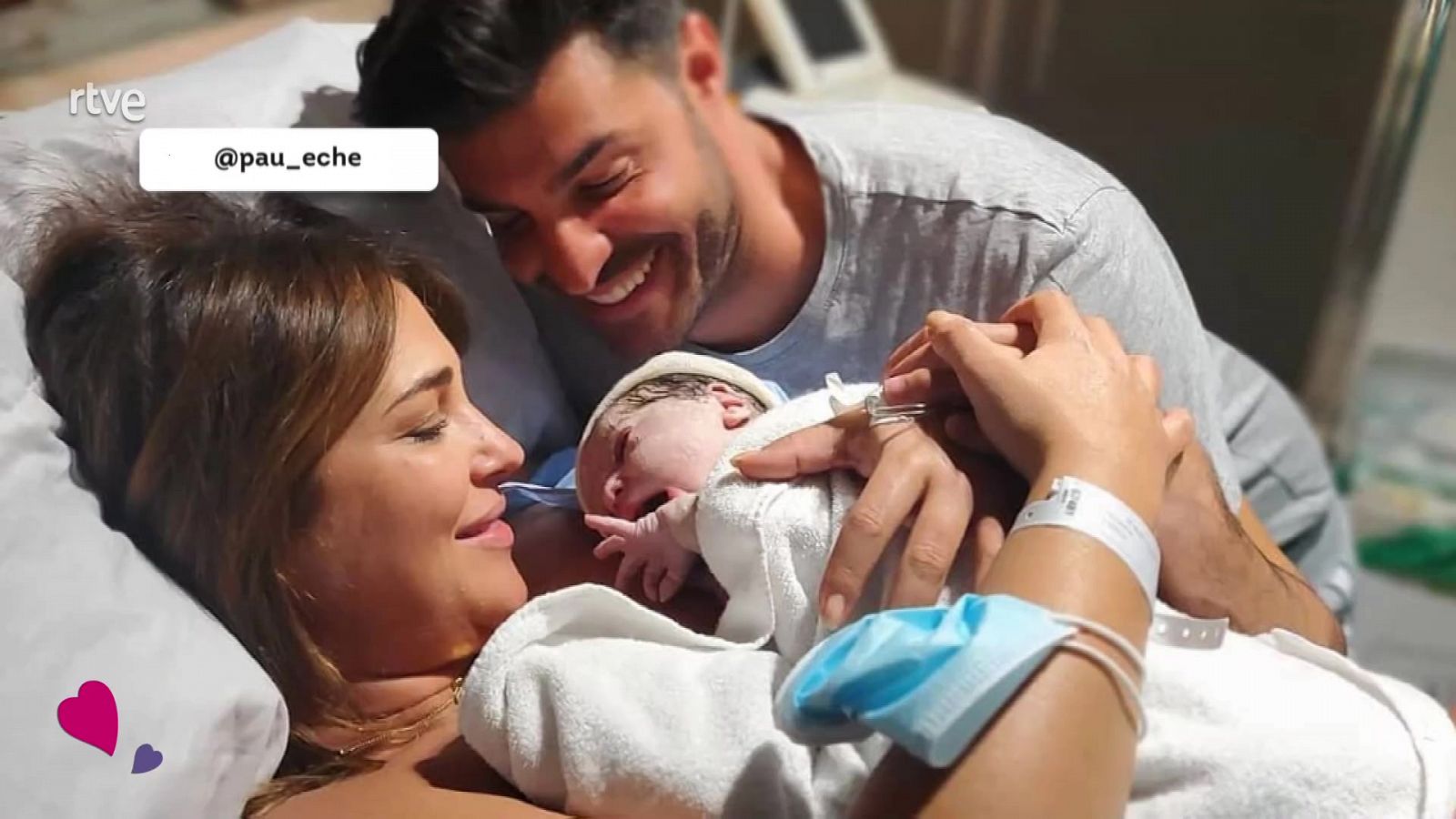 Paula EchevarrÃa da a luz a su segundo hijo, Miguel Jr