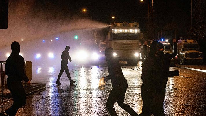 Telediario 1 - Balance de 100 días de 'Brexit': Irlanda del Norte, el mayor punto de fricción