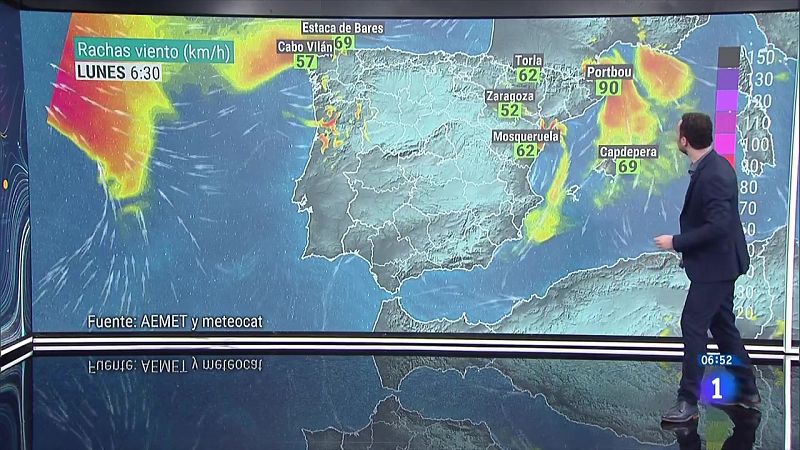 Bajan las temperaturas en el Mediterráneo y suben en el resto