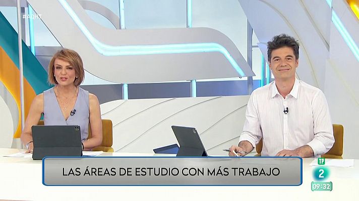 Las áreas de estudio con más ocupación