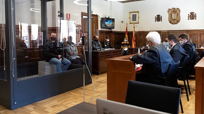 Telediario 1 - La Audiencia de Teruel juzga con fuertes medidas de seguridad a Igor 'el Ruso' por el triple asesinato de Andorra