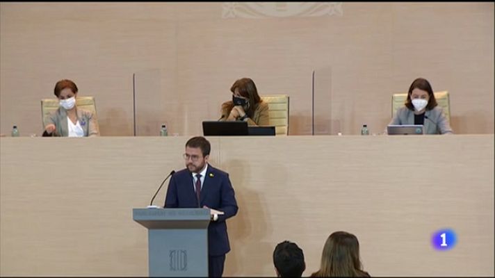 L'Informatiu - Junts i ERC discrepen sobre la urgència per investir Aragonès