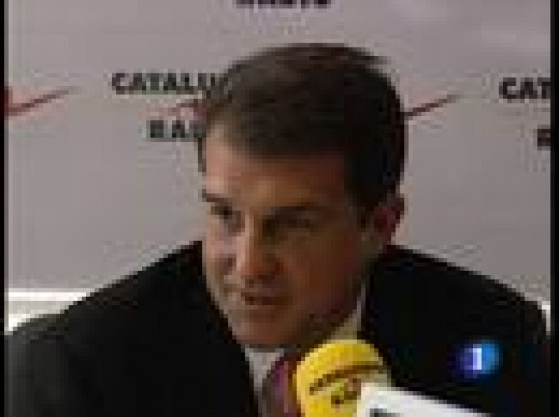 Horas antes del partido de Champions entre Inter de Milán y Barcelona, el presidente culé, Joan Laporta, ha elogiado al camerunés Samuel Eto'o, al que ve muy motivado.