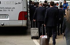 El Real Madrid ha sido bienvenido a Zúrich