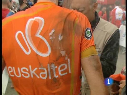 Vuelta ciclista a España - Samuel ya está en el podio