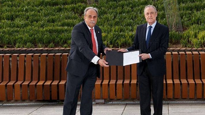 Telediario 1 - Florentino Pérez proclamado presidente del Real Madrid