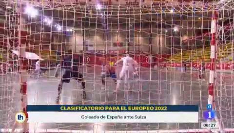 España golea a Suiza y continúa invicta en su camino hacia la Eurocopa de Fútbol Sala 