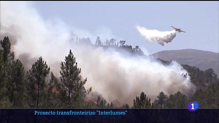 Telexornal - Galicia - Base aérea transfronteiriza "Interlumes", en Oimbra e Verín