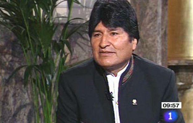 Evo Morales en "Los Desayunos"