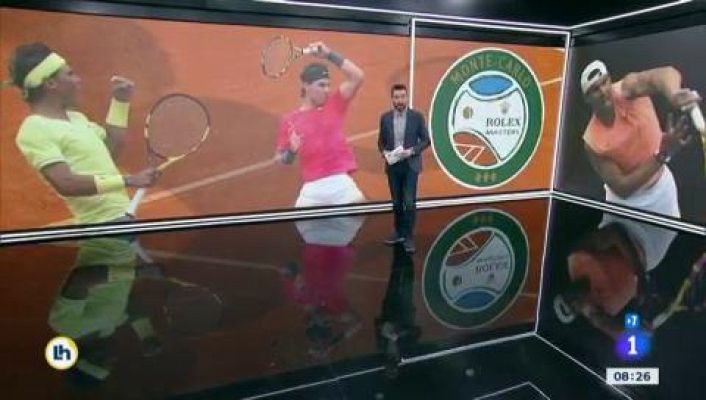 Telediario 1 - Rafa Nadal debuta en Montecarlo