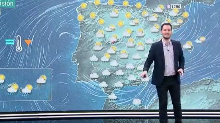 Telediario 1 - La Aemet prevé lluvias fuertes en el extremo sureste peninsular y en Melilla
