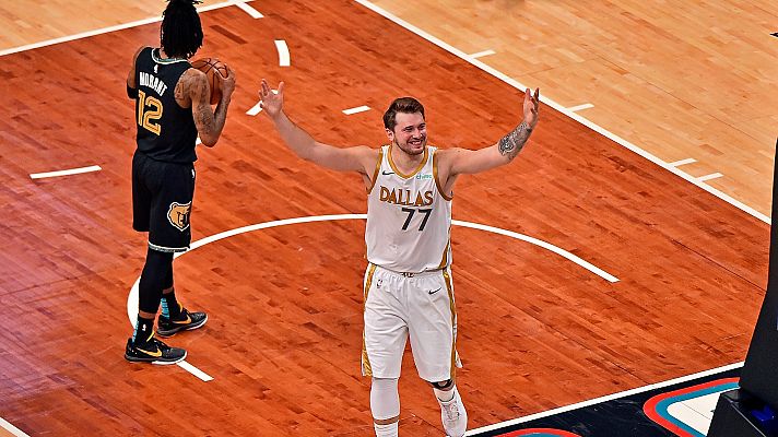 Telediario 1 - Doncic arrebata el triunfo a los Grizzlies con un triple sobre la bocina